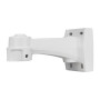 BCS-U-WPA staffa a parete in alluminio bianca per telecamere BCS ULTRA
