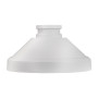 BCS-U-CDA adattatore in alluminio bianco per telecamere dome BCS ULTRA piccole