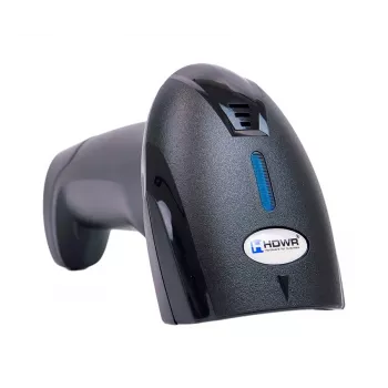 HDWR HD44A lettore di codici a barre 1D wireless con supporto e ricevitore USB