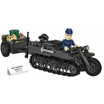 COBI 2681 Kettenkrad con rimorchio, set di costruzioni a incastro, 239 pezzi, 1:28