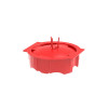Primo P722 coperchio universale per intonaco per scatole da incasso, riutilizzabile, rosso, 65,5 mm