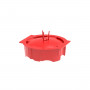 Primo P722 coperchio universale per intonaco per scatole da incasso, riutilizzabile, rosso, 65,5 mm