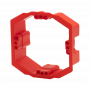 f-tronic 7390152 UI10PA anello di compensazione intonaco, regolabile 10–25 mm, rosso