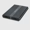 Qoltec Case per SSD Dual M.2 NVMe SATA con USB-C 3.2 Gen 2, alluminio senza utensili, supporta 2x2TB, UASP, TRIM, 10Gbps