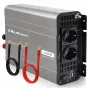 Qoltec inverter a onda sinusoidale modificata 12V a 230V 1500W/3000W con USB, compatibile con LiFePO4 GEL AGM
