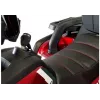 QUAD LOCK a batteria XMX607 con luci LED e MP3 rosso lucido