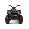 QUAD LOCK a batteria XMX607 con luci LED e MP3 rosso lucido