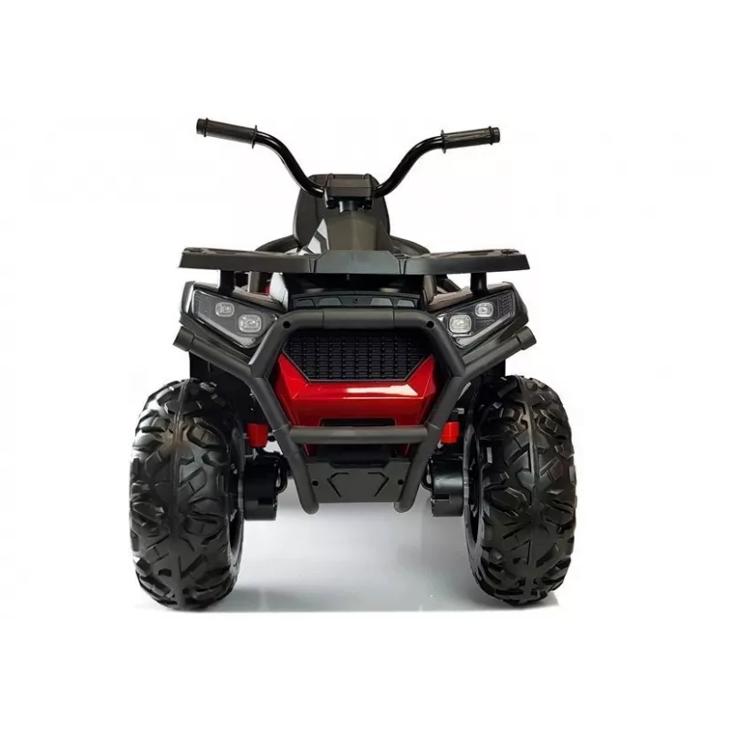 QUAD LOCK a batteria XMX607 con luci LED e MP3 rosso lucido
