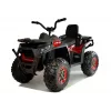 QUAD LOCK a batteria XMX607 con luci LED e MP3 rosso lucido