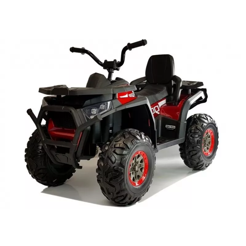 QUAD LOCK a batteria XMX607 con luci LED e MP3 rosso lucido