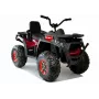 QUAD LOCK a batteria XMX607 con luci LED e MP3 rosso lucido