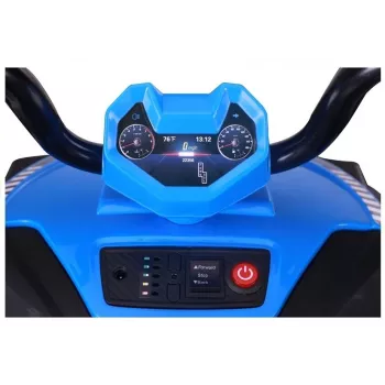 QUAD LOCK S601 fuoristrada a batteria con ruote EVA e luci LED blu