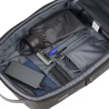 QUALO Zaino per laptop Ultimate Line USB-C 15,6 Nero