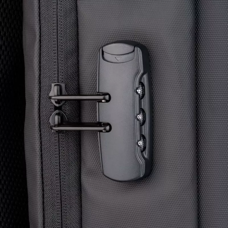 QUALO Zaino per laptop Ultimate Line USB-C 15,6 Nero