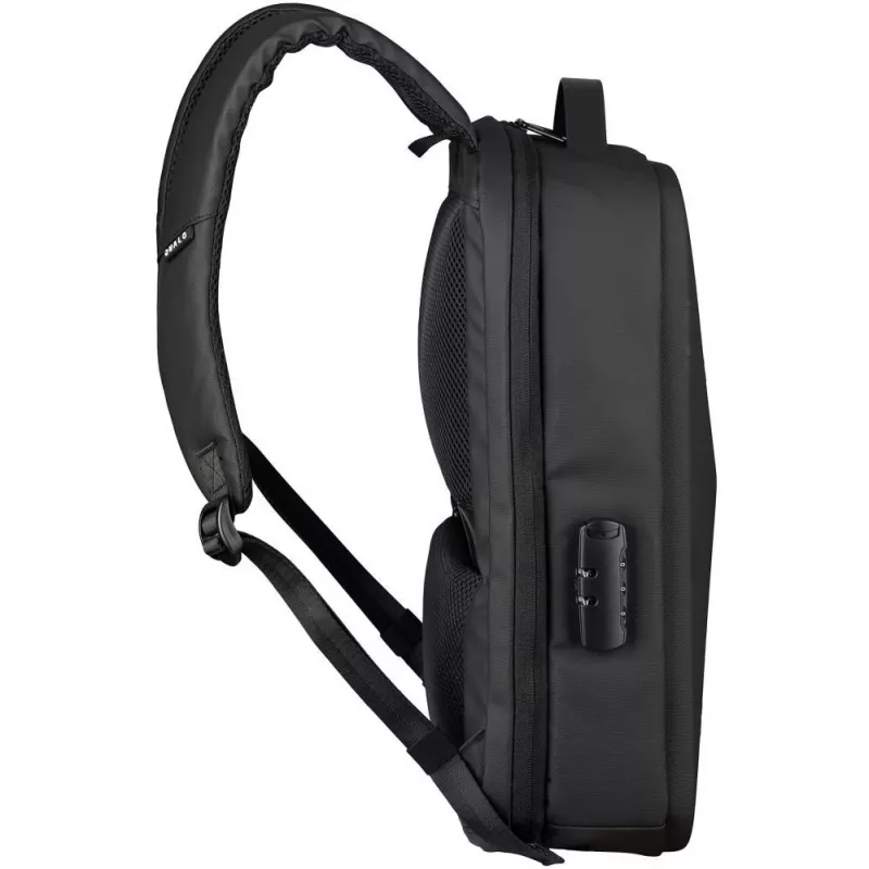 QUALO Zaino per laptop Ultimate Line USB-C 15,6 Nero