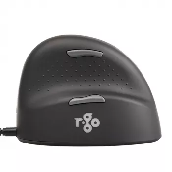 R-GO TOOLS HE Break Small mouse ergonomico, con filo, per destrorsi, nero