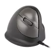 R-GO TOOLS HE Break Small mouse ergonomico, con filo, per destrorsi, nero