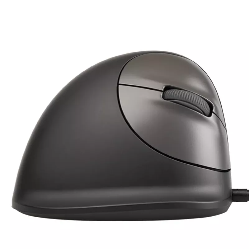 R-GO TOOLS HE Break Small mouse ergonomico, con filo, per destrorsi, nero