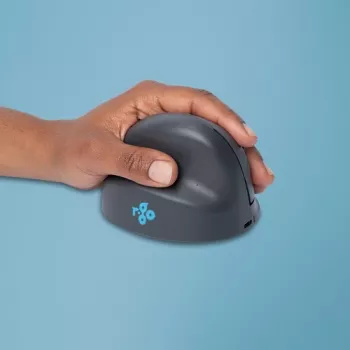 R-Go HE Basic Mouse ergonomico, medium, per mancini, wireless Bluetooth