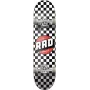 Skateboard RAD Dude Crew Complete 7.75 Checkers Black White