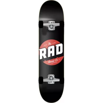 RAD Logo Complete skateboard 8.125 nero