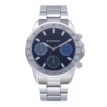 RADIANT orologio da uomo RA604702 (45mm) – cinturino milanese in acciaio inox, quadrante nero