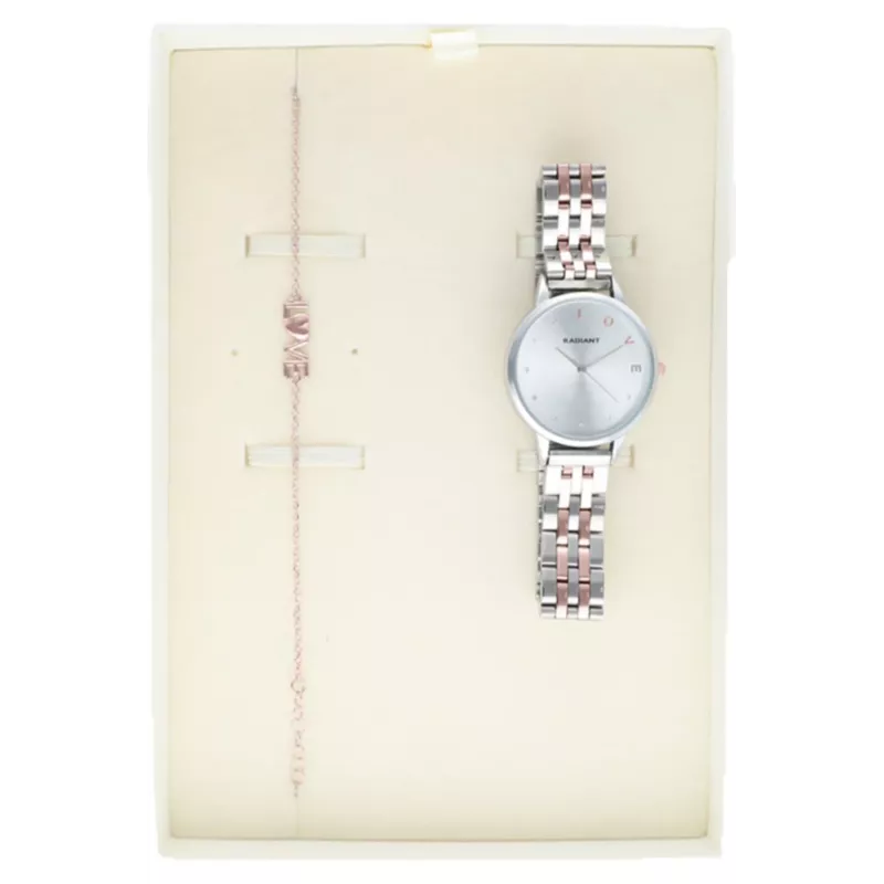 Orologio da donna RADIANT RA609203PT 33 mm argento oro rosa