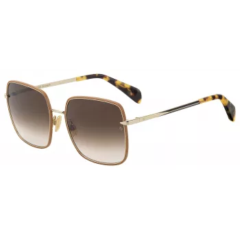 RAG&BONE occhiali da sole donna RNB1032S01Q58 dark havana marrone sfumato 58 mm