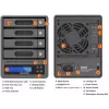 RAIDON GR5640-SBA31 box 4 vani SATA HDD/SSD USB 3.1 Gen 2 eSATA RAID hardware
