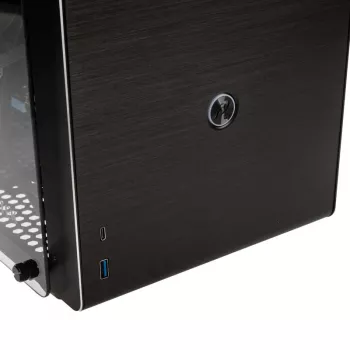 Case Micro-ATX Raijintek Ophion M Evo TGS, vetro temperato - nero