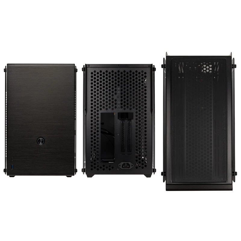 Case Micro-ATX Raijintek Ophion M Evo TGS, vetro temperato - nero