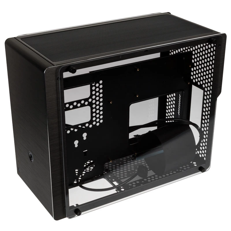 Case Micro-ATX Raijintek Ophion M Evo TGS, vetro temperato - nero