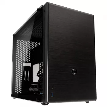 Case Micro-ATX Raijintek Ophion M Evo TGS, vetro temperato - nero