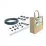 RAINPOINT kit di irrigazione a pioggia - sistema di irrigazione completo con 2 irrigatori regolabili, raccordo rapido, adattatore per rubinetto