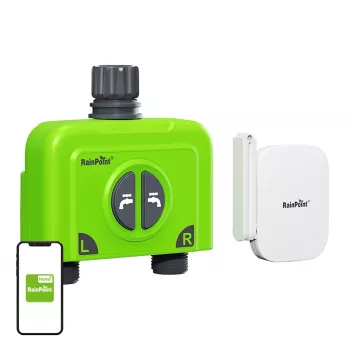 RainPoint centralina di irrigazione WiFi a 2 zone con gateway