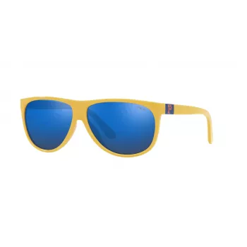 Ralph Lauren PH4174-596155 Occhiali da sole uomo Havana propionato rettangolari 60/12/140 mm