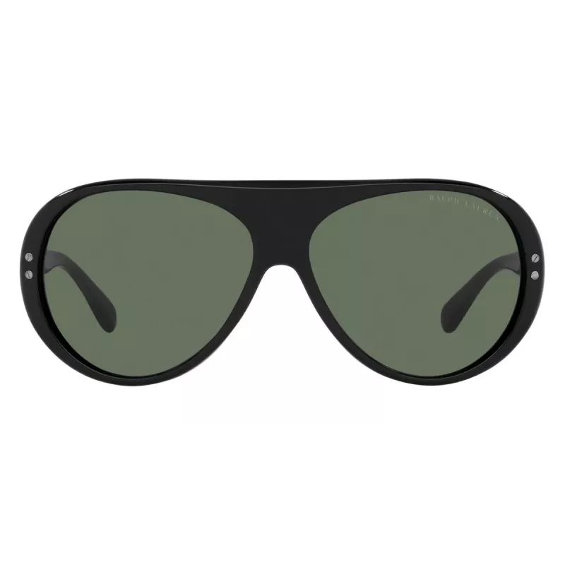 RALPH LAUREN RL8194-500171 Occhiali da sole uomo nero acetato grigio policarbonato 60/13/135 mm