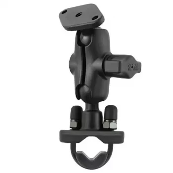 RAM Mounts RAM-B-149ZU-A U-Bolt Mount Short – sfera misura B, per tubi da 0.5–1.25 in., nero