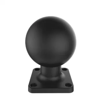 RAM Mounts UNPKD RAM base 2 x 2 con sfera – sfera da 1 pollice, piastra AMPS, nero