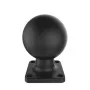 RAM Mounts UNPKD RAM base 2 x 2 con sfera – sfera da 1 pollice, piastra AMPS, nero