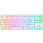 Rampage Ghost TKL tastiera meccanica Huano Red Switch bianca