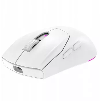 Rampage Prote M5 24000 DPI RGB LED 1kHz Mouse da gaming bianco