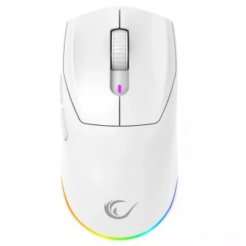Rampage Prote M5 24000 DPI RGB LED 1kHz Mouse da gaming bianco