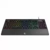 Rampage Simula RGB Macro KB-GX65 tastiera gaming a membrana cablata con poggiapolsi, nero