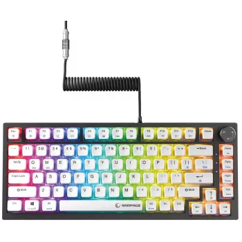 Rampage Zenith Pro tastiera da gaming cablata 8000Hz, effetto Hall, RGB, Gateron KS-20, nero