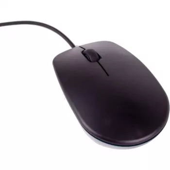 Raspberry Pi Mouse ufficiale (nero/grigio) - Mouse ottico USB cablato ambidestro, 1000 DPI, 3 tasti, rotella di scorrimento, plug & play per Raspberry Pi, PC, Mac