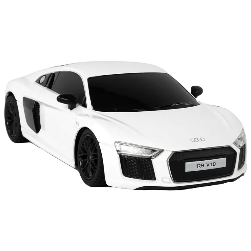 RASTAR 1:24 RC Audi R8 Pilot auto radiocomandata bianca
