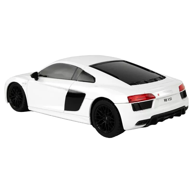 RASTAR 1:24 RC Audi R8 Pilot auto radiocomandata bianca