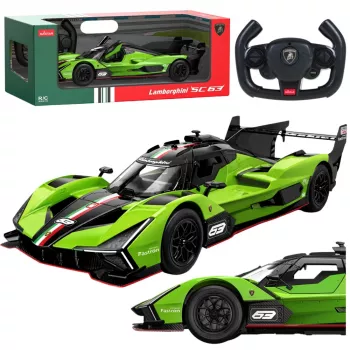 Rastar Lamborghini SC63 Auto RC radiocomandata da corsa verde 1:14