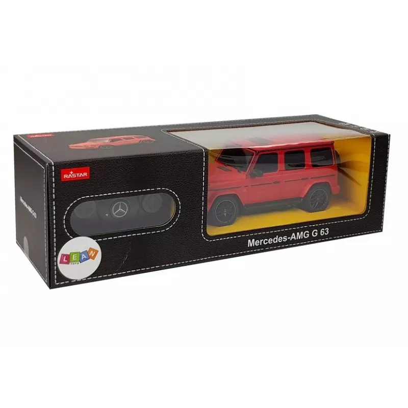 RASTAR Mercedes AMG G63 auto radiocomandata RC rosso 1:24